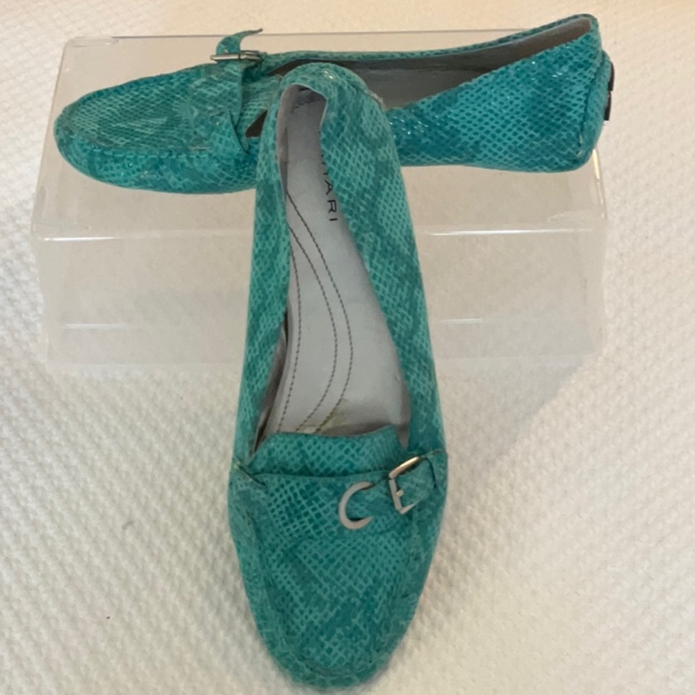 Tahari Patent Leather Driving Mocs